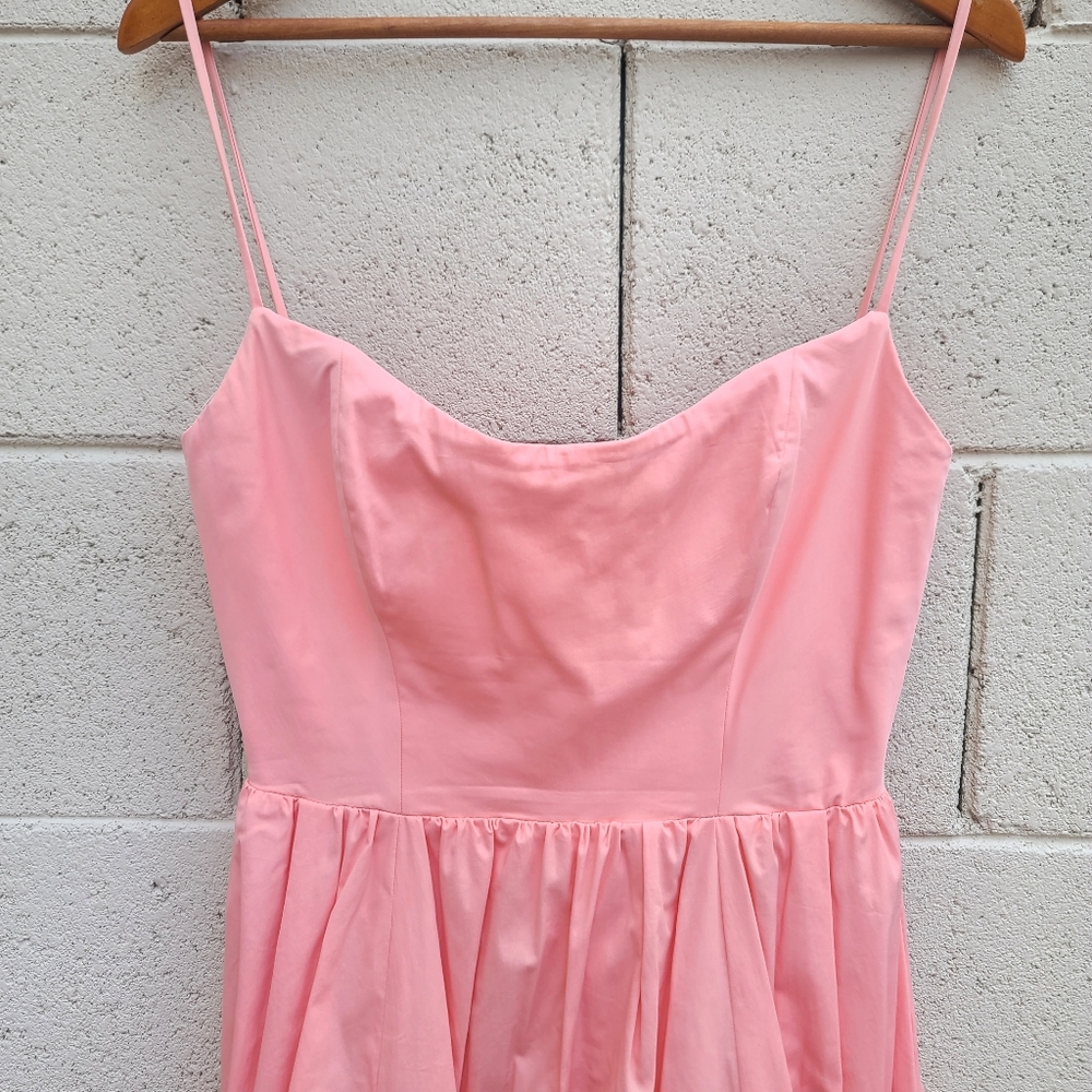 House Of CB | Lolita Rose Pink Cotton Corset Sundress Size Medium - Picture 4 of 15